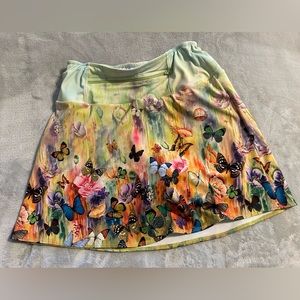 Sparkle Skirt /Bolder Casual Fit Butterfly Garden running skort